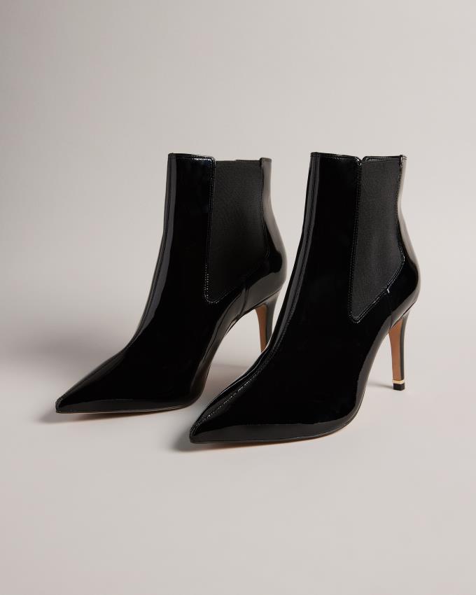 Bottines Ted Baker Patent Leather Noir Femme | KKL-80753881